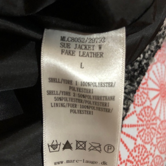 EUC Women’s Marc Lauge Wintertime Collection Moto Jacket - Picture 14 of 14